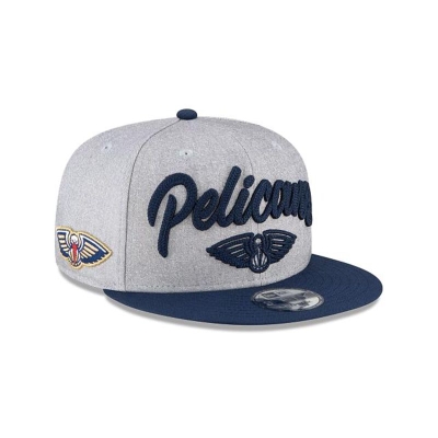 New Orleans Pelicans Gorra | New Era Official NBA Draft 9fifty Snapback Cap Mexico - Grises